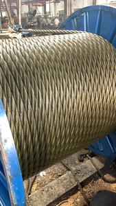 Fune Metallica Piatta Non Rotante 4V*39S+5FC 9-52 mm per Macchinari da Costruzione, Zincata/Non Zincata - Product Image 5