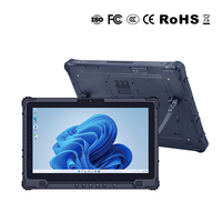 PC Panel Layar Sentuh Industri Tangguh 14 inci, Tablet PC Terintegrasi NFC Prosesor Intel Core Sistem Operasi Android 11/12 Tersedia