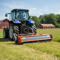 Broyeur à fléaux robuste pour l'agriculture forestière, type KDK, accessoire de déchiqueteuse d'herbe pour tracteur