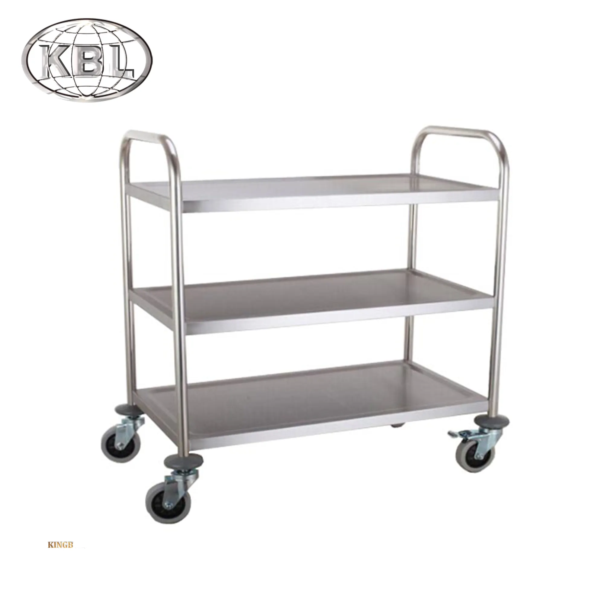 3 Tiers Rolling Stainless Steel Workshop Tool Cart Trolley(STC-950-3)(ODM/OEM)