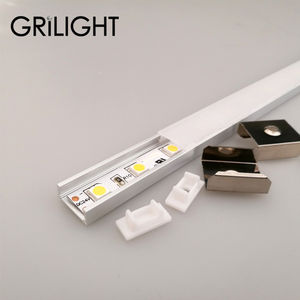 Profil décoratif en aluminium en forme de V ou de U pour bande lumineuse LED, extrusion en aluminium - Product Image 2