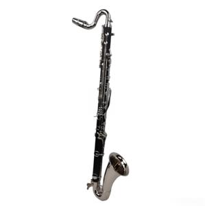 <span class=keywords><strong>Clarinete</strong></span> bajo <span class=keywords><strong>de</strong></span> alta calidad Eastern Music Bb19 con llaves, tipo Selmer, cuerpo <span class=keywords><strong>de</strong></span> ebonita niquelada con acabado <span class=keywords><strong>de</strong></span> textura <span class=keywords><strong>de</strong></span> madera para interpretación. - Product Image 1