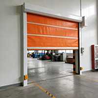 Tissu en bâche PVC TianJin pour porte à grande vitesse, bâche enduite de PVC ignifuge pour porte industrielle à grande vitesse
