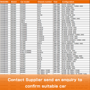 Termostato Premium para Automóvil MASUMA Busidn WV64BN-82 CWGE24 QD32 21200-V7206 21200-V7206 21200-0B000 21200-85E00 para <span class=keywords><strong>NISSAN</strong></span> CEDRIC - Product Image 4