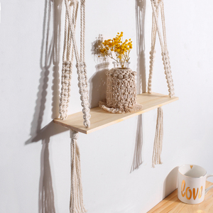 Tapiz <span class=keywords><strong>de</strong></span> pared <span class=keywords><strong>de</strong></span> algodón hecho a mano <span class=keywords><strong>para</strong></span> el hogar, macramé colgante <span class=keywords><strong>de</strong></span> macramé con soporte <span class=keywords><strong>para</strong></span> maceta, colgador <span class=keywords><strong>de</strong></span> <span class=keywords><strong>madera</strong></span> <span class=keywords><strong>para</strong></span> maceta, decoración moderna - Product Image 5