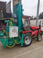 Machine de forage de puits d'eau montée sur tracteur diesel pour usage agricole