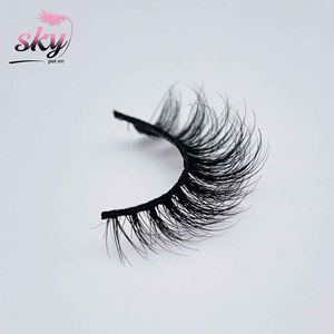 高級リアルミンクラッシュプレミアムソフト3D再利用可能残酷フリー5D防水軽量ウィピーナチュラルルッキングパーティーデイリー - Product Image 2