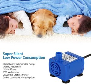 Bebedero de cerámica para mascotas, alimentador de agua ultrasilencioso para gatos y perros, dispensador de 2,1 L con Filtros de espuma - Product Image 5