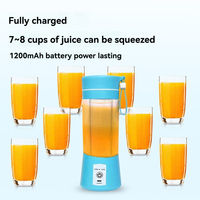 Mini presse-agrumes portable personnel rechargeable silencieux de haute qualité sans fil USB tasse de mélangeur électrique