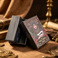 Vente en gros de cartes de tarot personnalisées de haute qualité, impression OEM personnalisée, boîte de cartes de tarot originale, cartes de tarot personnalisées