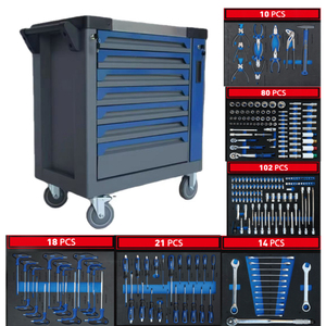 <span class=keywords><strong>Chariot</strong></span> d'atelier à 7 tiroirs, <span class=keywords><strong>chariot</strong></span> à outils <span class=keywords><strong>de</strong></span> réparation automobile, <span class=keywords><strong>chariot</strong></span> <span class=keywords><strong>de</strong></span> rangement en acier <span class=keywords><strong>pour</strong></span> <span class=keywords><strong>garage</strong></span>, armoire à outils avec outils, directement <span class=keywords><strong>de</strong></span> l'usine - Product Image 1