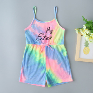 Conjuntos de Ropa para Niñas Pequeñas, Invierno 2021, Vestido Infantil de Boutique, 3 Piezas, Poliéster y Algodón, Tie Dye, Manga Larga - Product Image 3