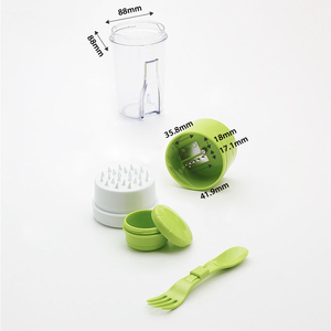 Wholesale <b>Multifunction</b> Stainless Steel Spiral Slicer <b>Vegetable</b> <b>Cutter</b> Manually Spiral Salad Maker - Product Image 3