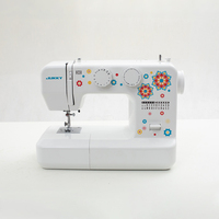 Nouvelle machine à coudre électrique portable multifonctionnelle JUKKY 6824, fabriquée en Chine, pour la confection de vêtements à domicile, mini machine à coudre