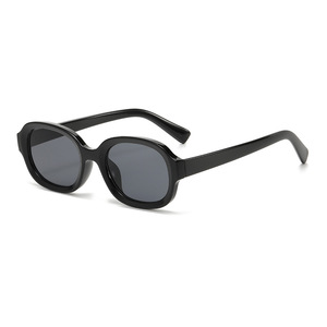 Gafas de Sol de Moda para Mujer, Elegantes, para Salir al Aire Libre, Protección Solar, Montura Ovalada, Color Caramelo - Product Image 1