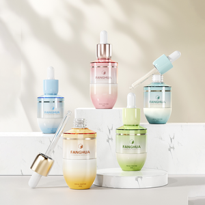 Costom Cosmetic Jar Luxury Glass Jar <b>Set</b> Skincare Jar Glass Bottle Lotion Bottle - Product Image 1