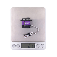 AGFRC A20CLM 10.2Kgcm 0.093S/60 °   Mini servo numérique programmable 8,4 V sans noyau, boîtier métallique, engrenages en acier
