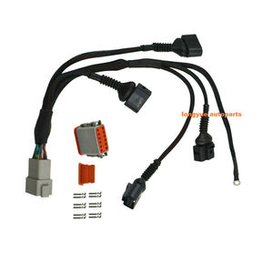 Faisceau de câblage de bobine d'allumage Audi Volkswagen 1.8T 06B998018T MK4 A4 B5 Moteur 12V Gaine en nylon PVC - Product Image 1