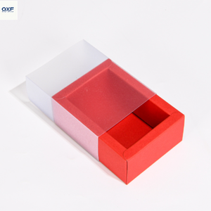 Bán Buôn Thân Thiện Với Môi Phân Hủy Sinh Học Màu Đỏ Giấy Kraft Trong Suốt Gấp Mù Hộp Thẻ Màu Trắng Ngăn Kéo Màu Sắc Tùy Chỉnh Cao - Product Image 2