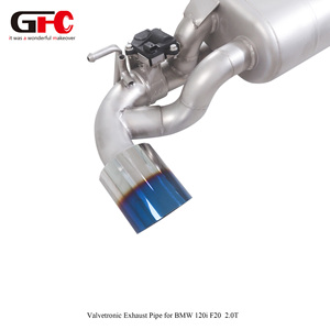 GFC Sistema di Scarico Catback con Valvola e Silenziatore in Acciaio Inox 304 per <span class=keywords><strong>BMW</strong></span> 120i 125i 2.0T <span class=keywords><strong>F20</strong></span> <span class=keywords><strong>B48</strong></span> 2015-2019 - Product Image 6