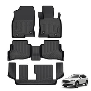 <span class=keywords><strong>Protection</strong></span> contre les intempéries Tapis de sol de voiture 3D TPE Tapis de sol Tapis de <span class=keywords><strong>coffre</strong></span> pour Mazda CX-8 RHD 2017-2023 Tapis de <span class=keywords><strong>coffre</strong></span> Tapis de voiture - Product Image 1