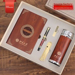 2026 Well Sell Custom-Made Redwood Notebook Corporate <b>Gift</b> Set for Clients <b>Graduation</b> Edition - Product Image 1