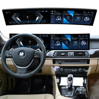Lecteur Android à double écran incurvé de 32 pouces avec navigation GPS et autoradio pour BMW Série 5 CIC E60 E61 2008-2012