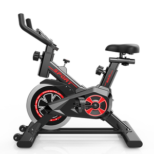 Vélo de spinning <span class=keywords><strong>d</strong></span>'intérieur silencieux avec guidon réglable, siège, écran LCD, capteur de fréquence cardiaque et support tablette pour <span class=keywords><strong>appartement</strong></span> et maison - Product Image 1