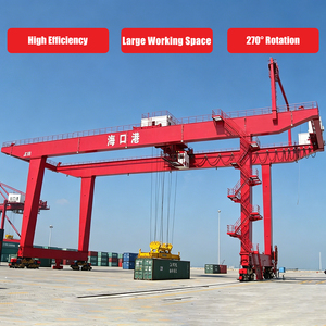 Gru a portale su rotaie (<span class=keywords><strong>RMG</strong></span>) per movimentazione container da 20 e 40 piedi, prodotta in Cina, per container portuali - Product Image 3