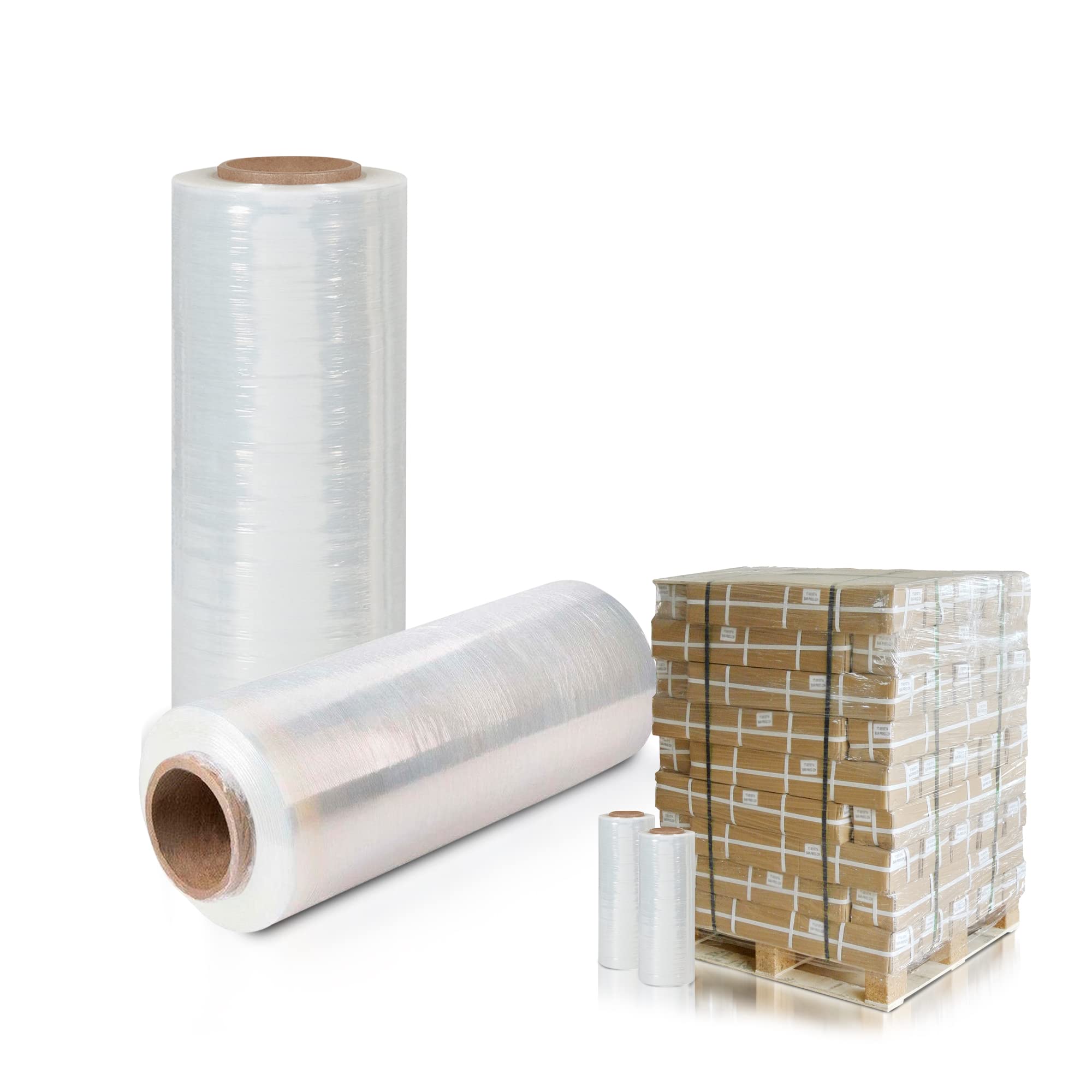 Бесплатный образец прозрачный белый Ldpe 500 мм 450 мм 15mic-50mic LLDPE Стрейч пленка