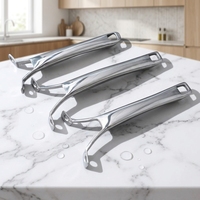 Belle poignée de casserole en acier inoxydable, écologique, résistante au four, taille personnalisée