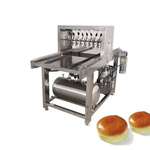 Mesin Penyemprotan Minyak Makanan Otomatis dan Grouting Mesin Penyemprot Minyak Kue