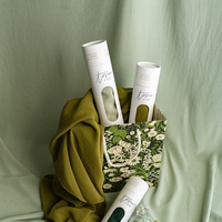Boîte Tube d'Emballage Personnalisée en Carton Blanc avec Fenêtre pour Foulard en Soie, Chaussettes et T-Shirt