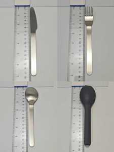 Couteau de table, couteau à steak, fourchettes de table, fourchettes à dessert DF 430 personnalisés en acier inoxydable avec manche martelé de luxe - Product Image 3
