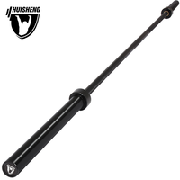 Barre de musculation professionnelle HUISHENG, capacité 1500 lb, 2200 mm, axe de 28 mm, 20 kg, pour entraînement de powerlifting