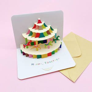 Biglietti d'<span class=keywords><strong>Auguri</strong></span> 3D Pop-up Fatti a Mano, Biglietti Stereoscopici Colorati a Forma di Torta <span class=keywords><strong>per</strong></span> <span class=keywords><strong>Compleanno</strong></span>, <span class=keywords><strong>per</strong></span> Bambini e Adulti, <span class=keywords><strong>per</strong></span> Feste e Celebrazioni - Product Image 6