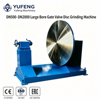Machine de rectification et d'affûtage de disques de vannes à grande ouverture DN500-DN2000 pour la réparation des surfaces d'étanchéité