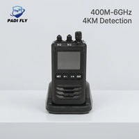 Dispositif de surveillance de signal professionnel basé sur Android, 400M-6GHz, détection 4KM, avec prise en charge Internet et mode hors ligne