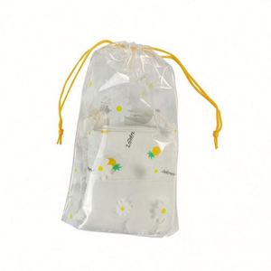 Bolsas Transparentes con Cordón, Nuevas y a la Moda, Fabricadas en Plástico PE para Empacar Ropa y Zapatos - Product Image 4