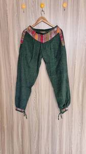 Pantalones Harem de Yoga para Mujer, de Algodón, Cintura Alta Elástica, Estilo Bohemio, Lavados, para Verano - Product Image 4