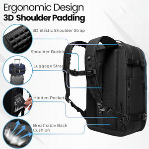 <span class=keywords><strong>Meilleur</strong></span> <span class=keywords><strong>sac</strong></span> <span class=keywords><strong>à</strong></span> <span class=keywords><strong>dos</strong></span> sous vide étanche <span class=keywords><strong>60L</strong></span> avec pompe de compression Usb Airbag détachable pour le cyclisme, la plage, l'école, les voyages d'affaires quotidiens - Product Image 4