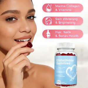 Caramelle Gommose OEM Gluta Skin con L-Glutatione per Sbiancamento, Cicatrici da Acne, Macchie Scure, Sonno e Crescita dei Capelli - 60 Pezzi per Adulti - Product Image 2