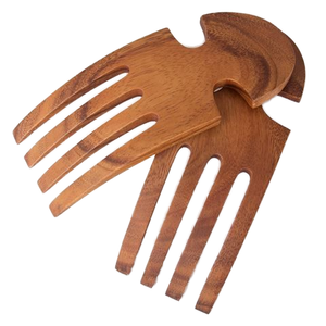 Mélangeur à salade en bois écologique pour chefs professionnels - Accessoire de cuisine décoratif, compatible four et micro-ondes, passe au lave-vaisselle - Product Image 3