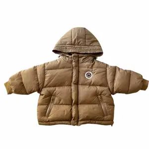 1-6 tahun anak-anak pakaian anak laki-laki dan perempuan untuk anak-anak Zip Up Hoodie Fashion kasual Down Coat