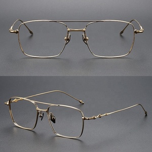 Titan mới nhất thời trang Kính mắt <span class=keywords><strong>Frames</strong></span> Luxury khung quang học nam tính vàng hình chữ nhật Eyewear kính mắt kính - Product Image 4
