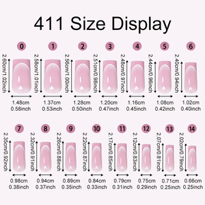 Vente en gros de 120 faux <span class=keywords><strong>ongles</strong></span> carrés français, pointes en gel souple, design cœur brun rose, <span class=keywords><strong>ongles</strong></span> à presser, pointes françaises - Product Image 4