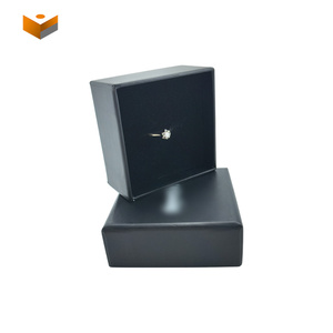 Anillos de joyería personalizados de diseño de lujo Caja de regalo Embalaje Pendientes Caja de joyería Paquete Tapa y caja base - Product Image 4