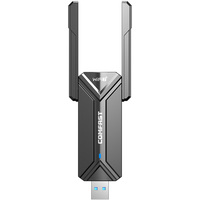Adaptador Wifi USB Comfast de 6500Mbps con Señal Potente y Antena, Tarjetas de Red