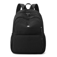 Mochila de nailon para mujer, ligera, de gran capacidad, impermeable, para ordenador portátil, mochila escolar universitaria, mochila de viaje informal para mujer