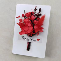 Neue Idee: Luxuriöse Gastgeschenke, Konservierte Blumensträuße mit Dankeskarten, Individuelle Hochzeits- und Partyfavors
